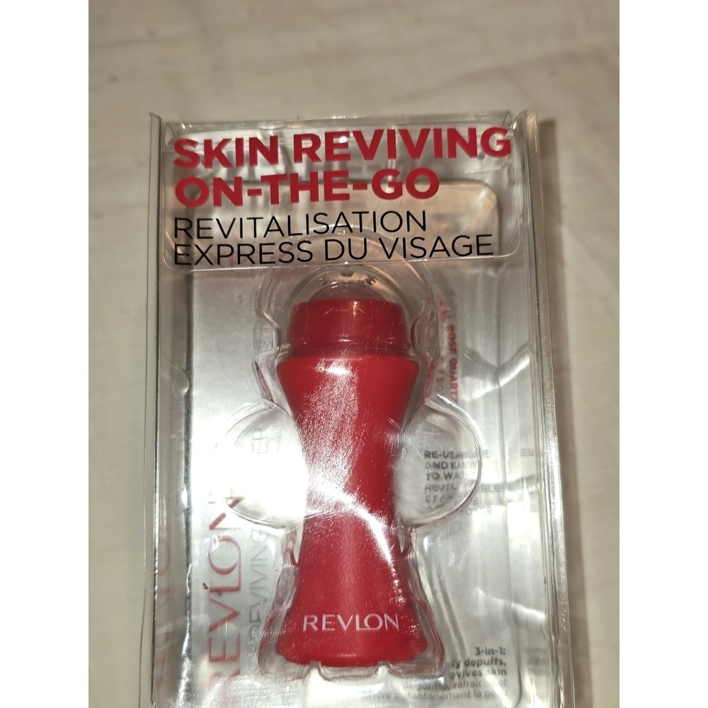 Revlon Reusable Real Rose Quartz Skin Reviving Roller Cools All-Day Facial